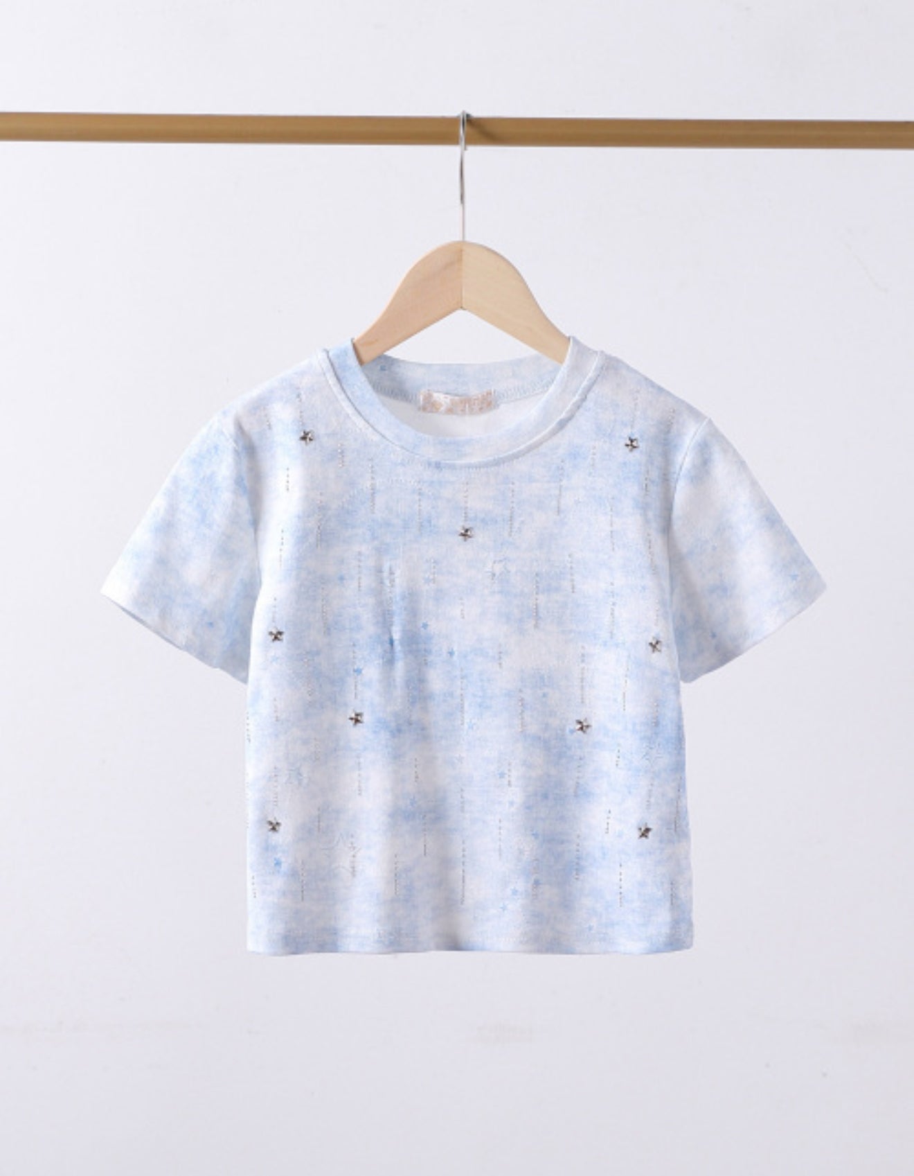 T-shirt bleu clair
