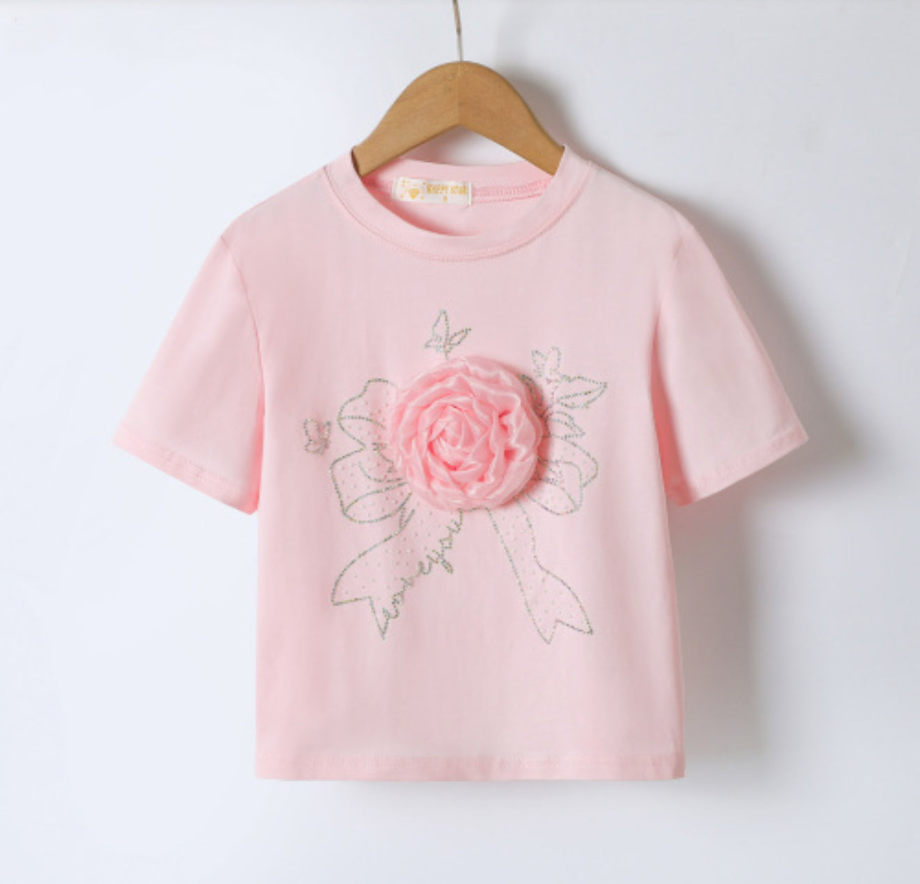 T-shirt avec fleur