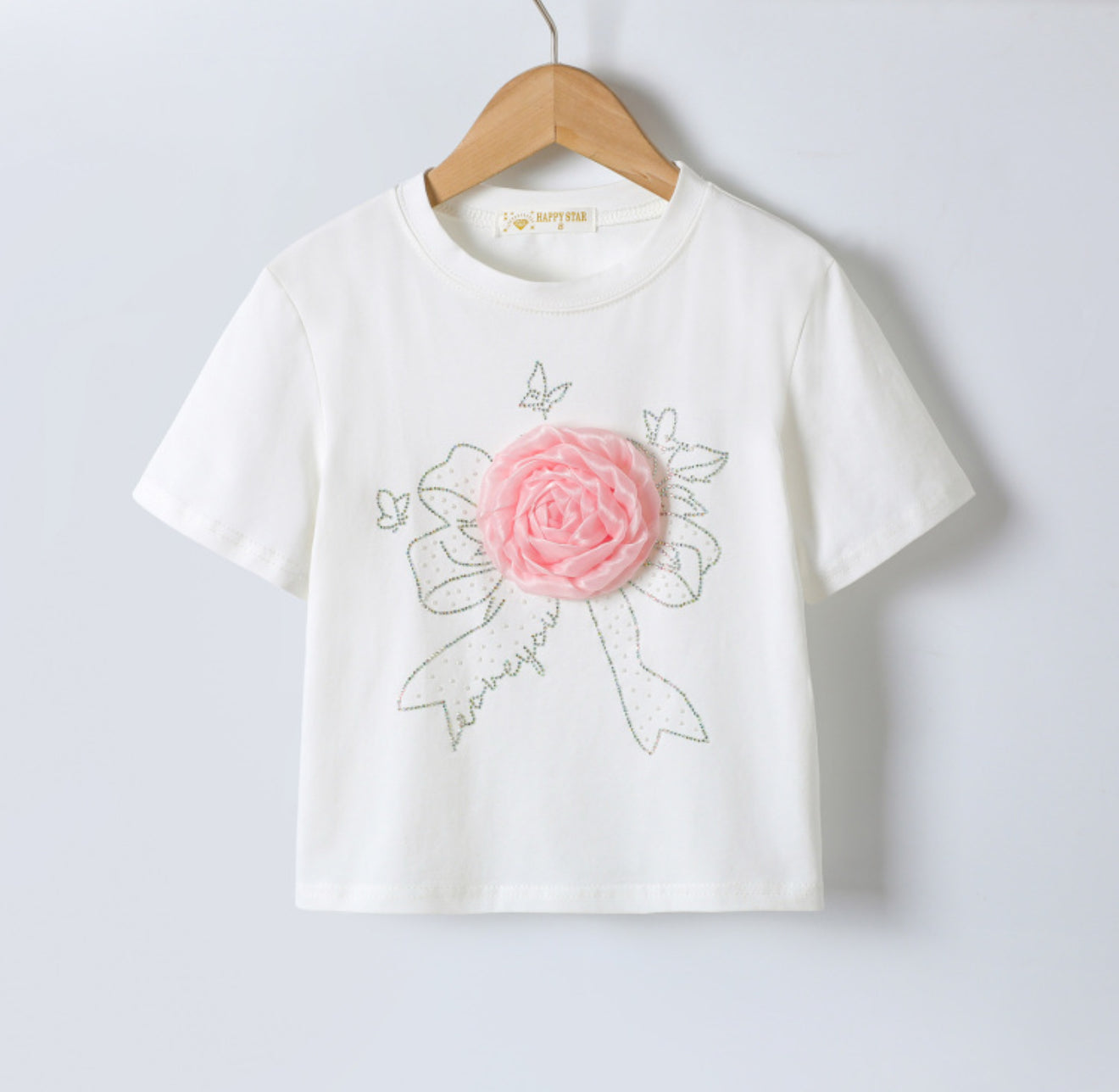 T-shirt avec fleur