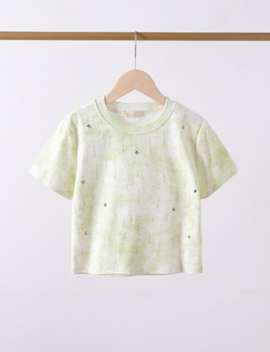 T-shirt bleu clair